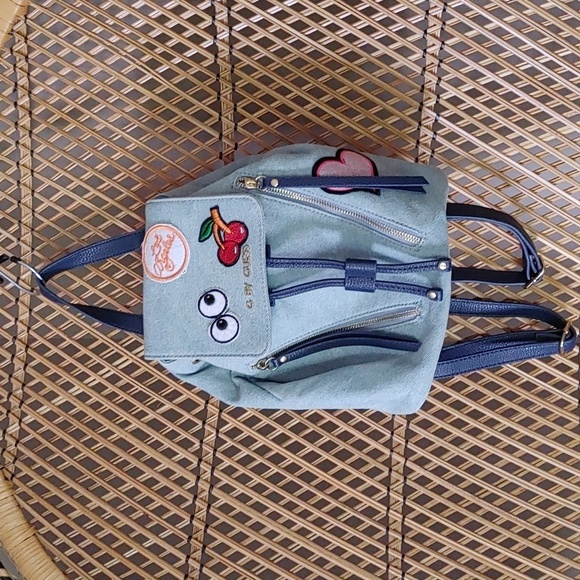 G by Guess Handbags - 🍁G BY GUESS FUN EMBROIDERED DENIM BACKPACK